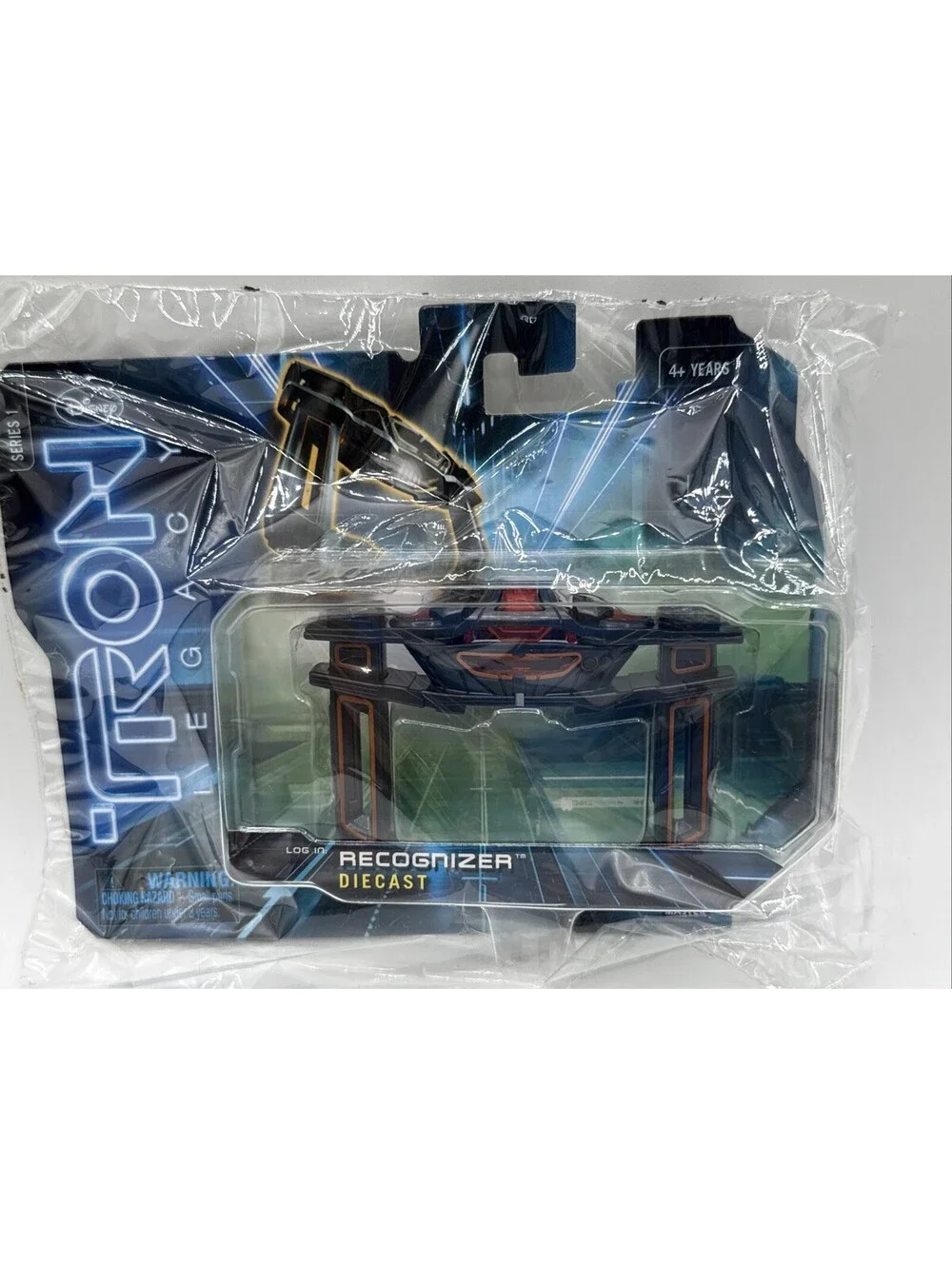 Tron Legacy Recognizer Storage Playset Spinmaster + 3 Diecast Figures Clu 2010